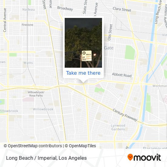 Mapa de Long Beach / Imperial