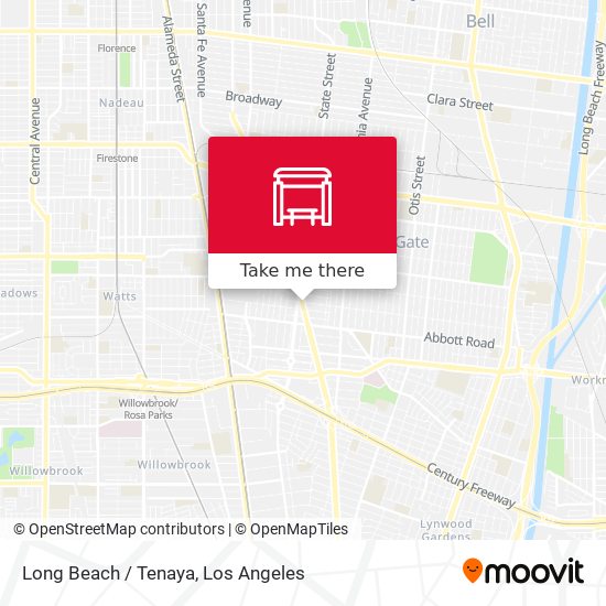Long Beach / Tenaya map