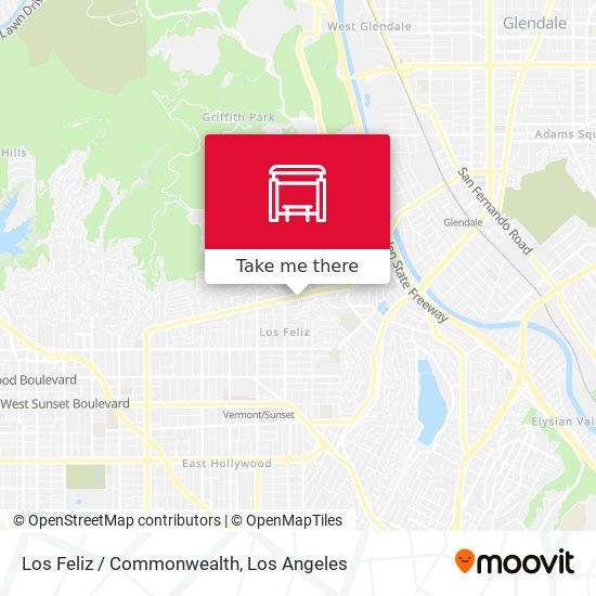 Los Feliz / Commonwealth map