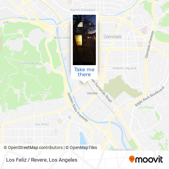 Mapa de Los Feliz / Revere