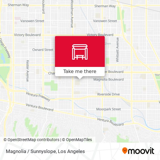 Magnolia / Sunnyslope map