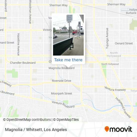 Mapa de Magnolia / Whitsett