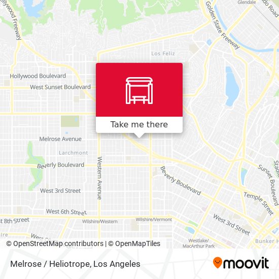 Mapa de Melrose / Heliotrope