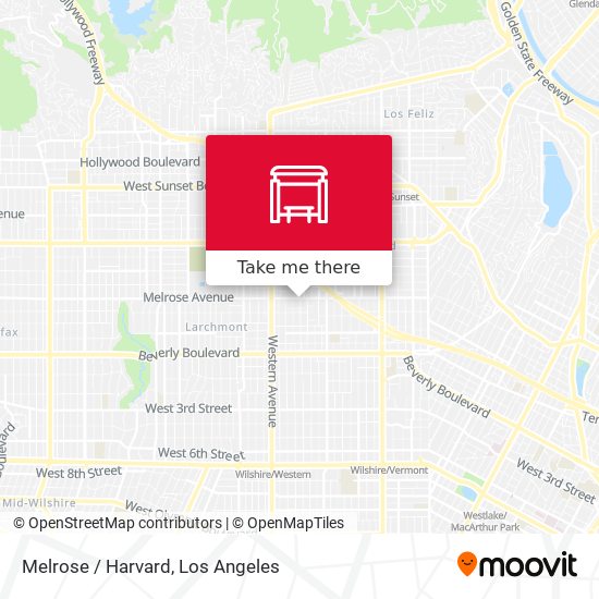 Mapa de Melrose / Harvard