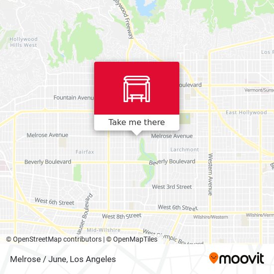 Mapa de Melrose / June