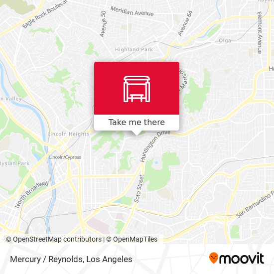Mapa de Mercury / Reynolds