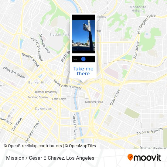 Mission / Cesar E Chavez map