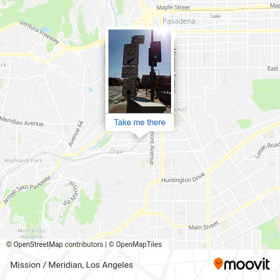 Mission / Meridian map