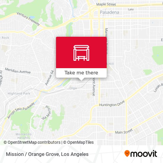 Mapa de Mission / Orange Grove