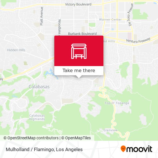 Mulholland / Flamingo map