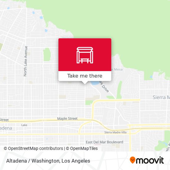 Mapa de Altadena / Washington