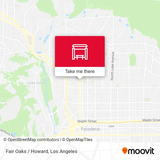 Fair Oaks / Howard map