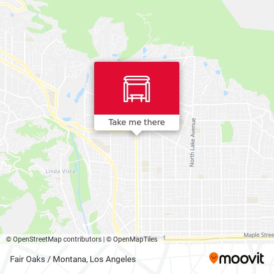 Fair Oaks / Montana map