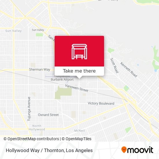 Hollywood Way / Thornton map