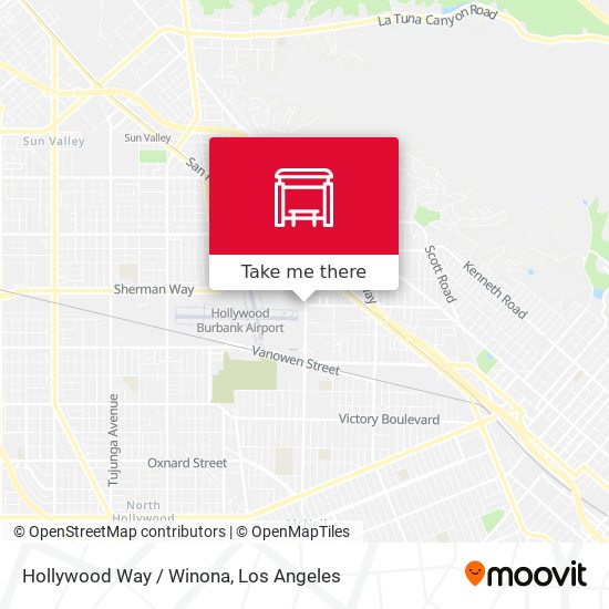 Hollywood Way / Winona map