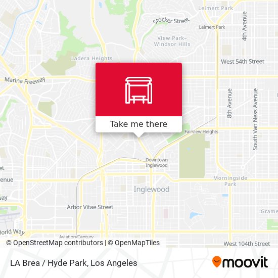 Mapa de LA Brea / Hyde Park