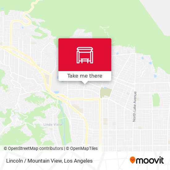 Mapa de Lincoln / Mountain View
