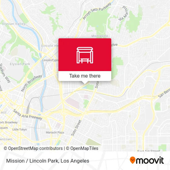 Mission / Lincoln Park map