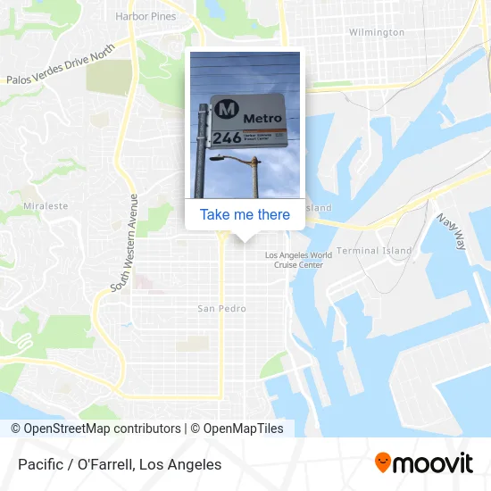 Pacific / O'Farrell map