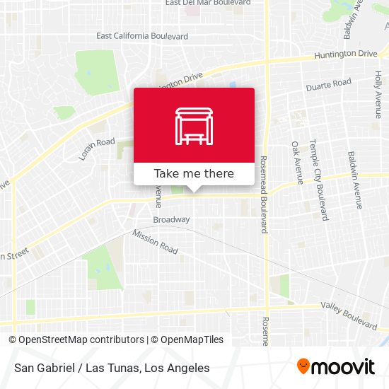 San Gabriel / Las Tunas map