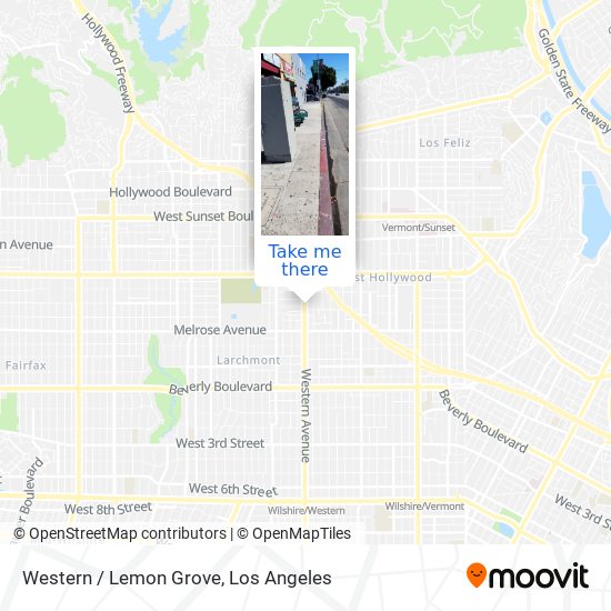 Western / Lemon Grove map