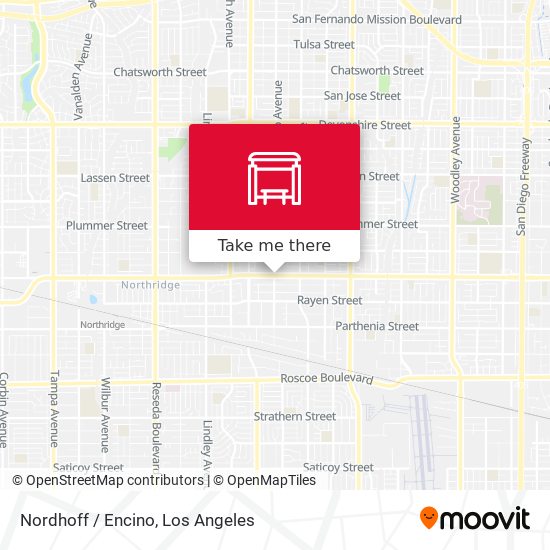 Nordhoff / Encino map