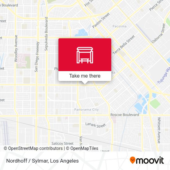 Mapa de Nordhoff / Sylmar