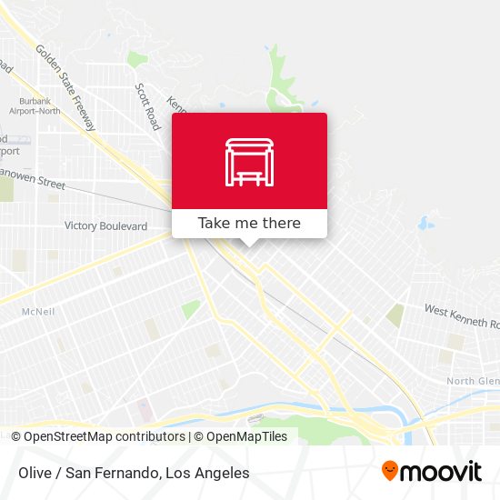 Mapa de Olive / San Fernando