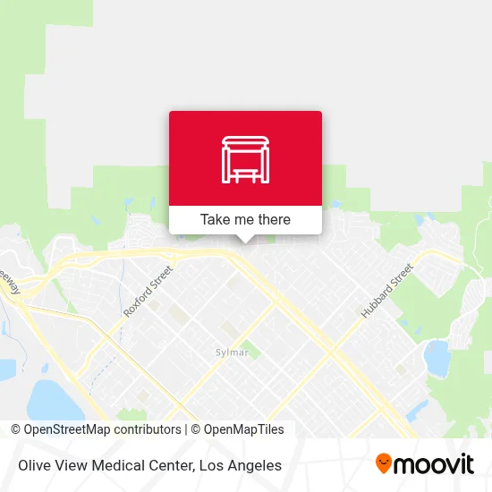 Olive View Medical Center map