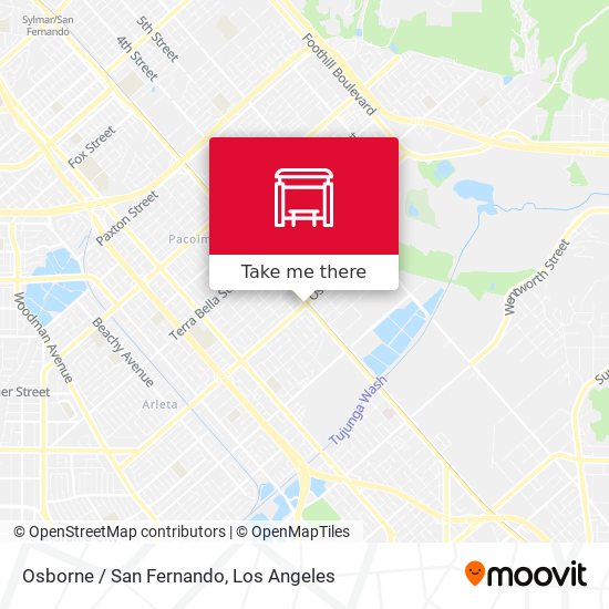 Osborne / San Fernando map