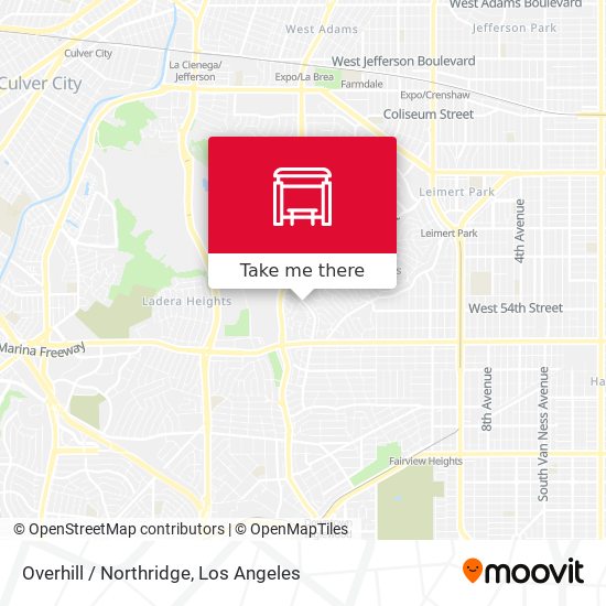 Overhill / Northridge map