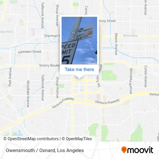 Owensmouth / Oxnard map