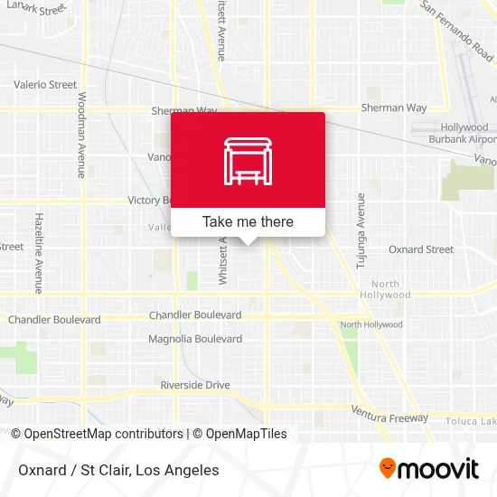 Oxnard / St Clair map
