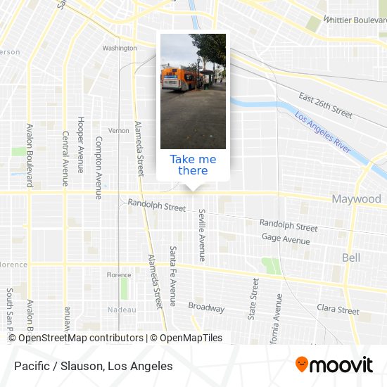 Pacific / Slauson map