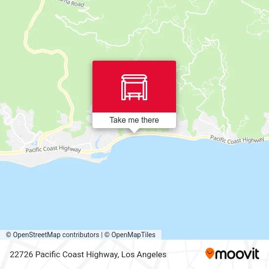 22726 Pacific Coast Highway map
