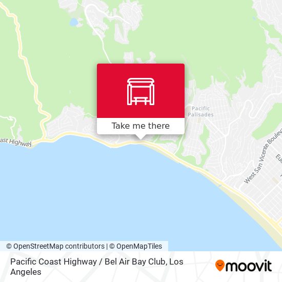 Mapa de Pacific Coast Highway / Bel Air Bay Club