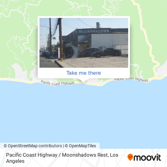 Mapa de Pacific Coast Highway / Moonshadows Rest