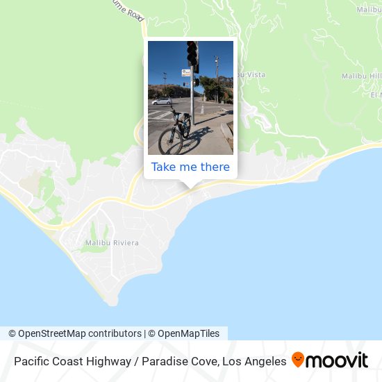 Pacific Coast Highway / Paradise Cove map