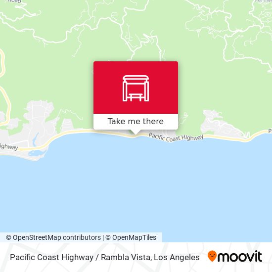 Pacific Coast Highway / Rambla Vista map