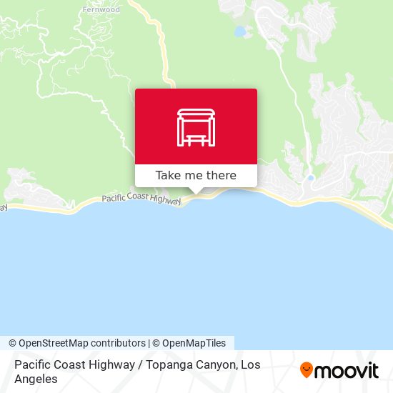 Mapa de Pacific Coast Highway / Topanga Canyon