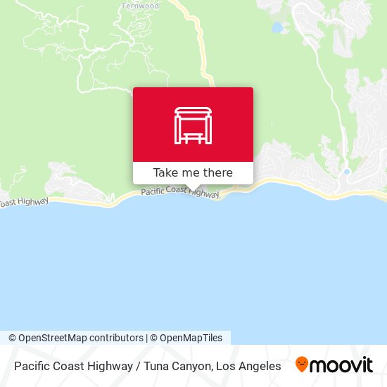Pacific Coast Highway / Tuna Canyon map