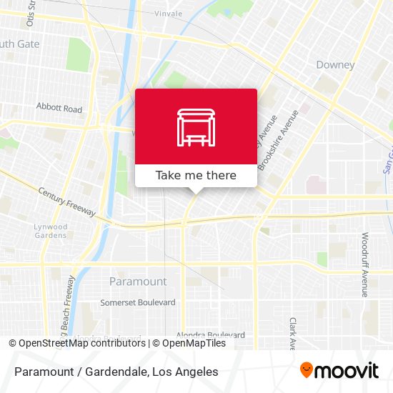 Mapa de Paramount / Gardendale
