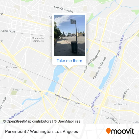 Paramount / Washington map