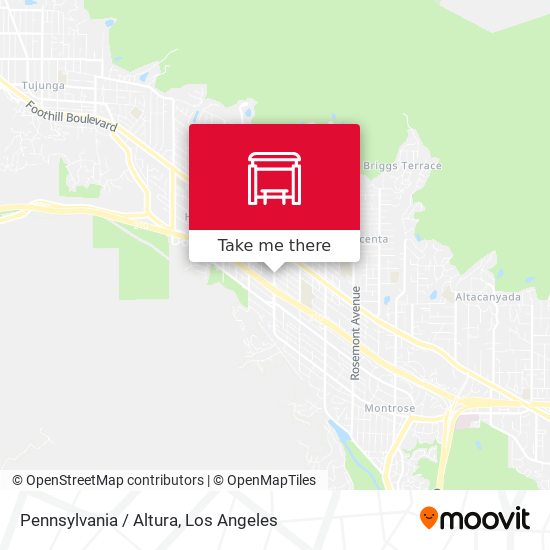 Mapa de Pennsylvania / Altura