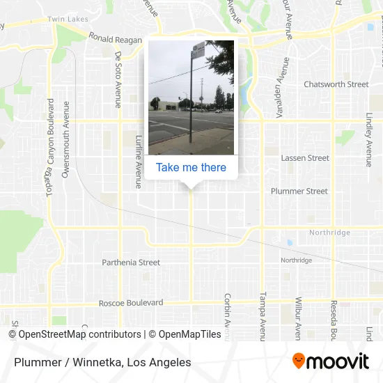 Plummer / Winnetka map