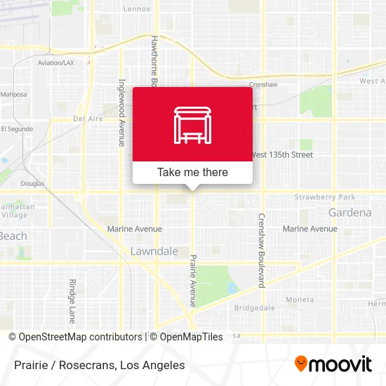 Prairie / Rosecrans map