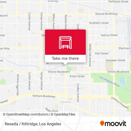 Mapa de Reseda / Kittridge