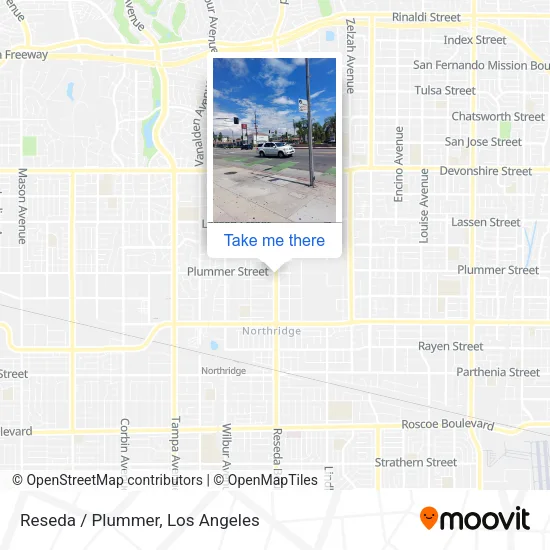 Mapa de Reseda / Plummer
