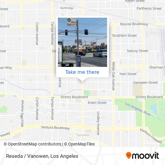 Reseda / Vanowen map