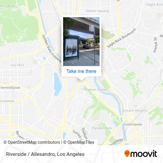 Riverside / Allesandro map